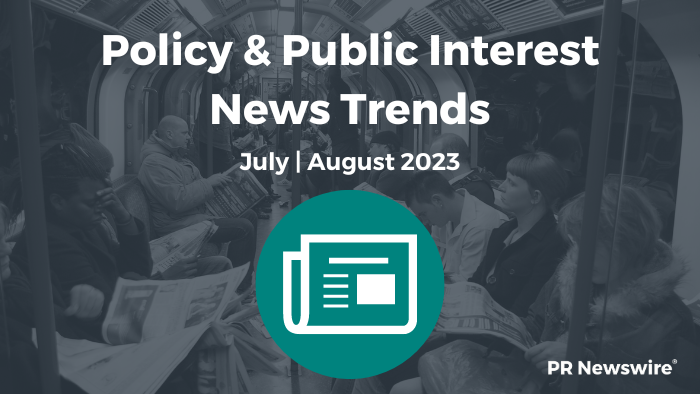 Policy and Public Interest News Trends, July-August 2023